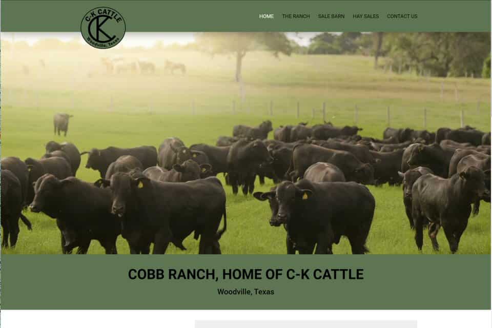 Cobb Ranch, Home of C-K Cattle by John Largen & Associates