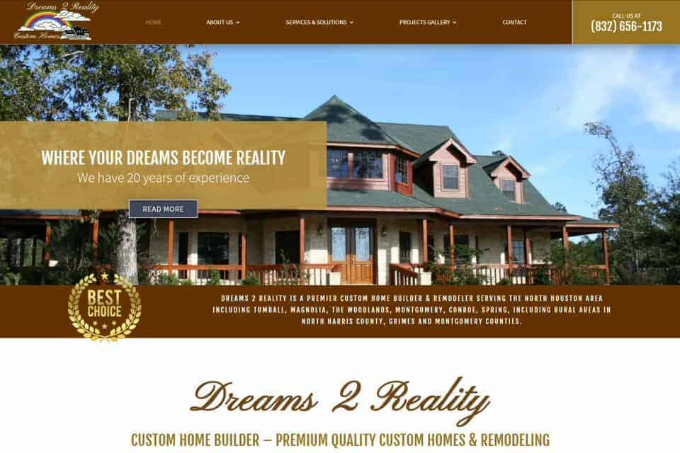 Dreams 2 Reality Custom Homes & Remodeling by John Largen & Associates